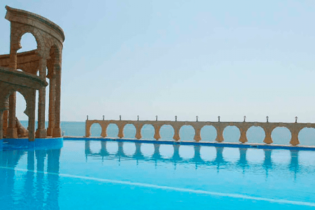 Вид на корпус санатория