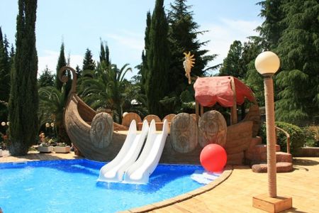 Вид на корпус санатория