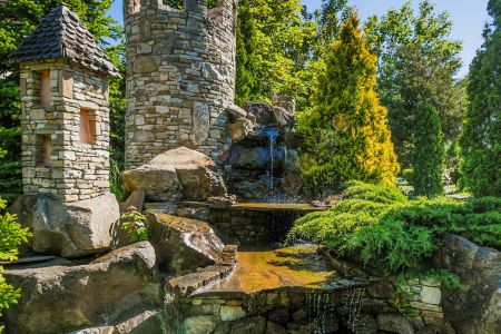 Территория фонтан