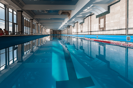 Вид сверху на территорию