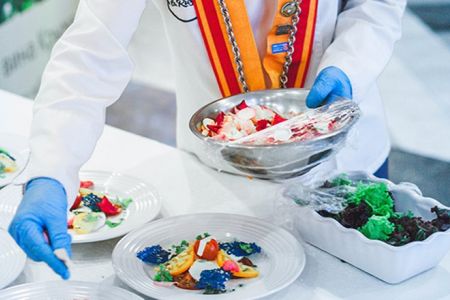 Вид сверху на территорию