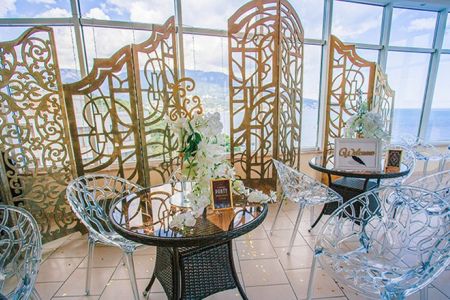 Вид сверху на территорию