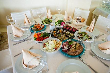 Вид сверху на территорию