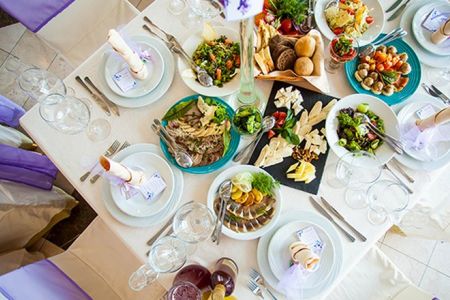 Вид сверху на территорию