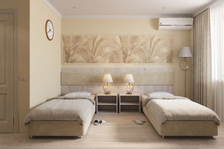 Люкс 2-местный 2-комнатный (с видом на Detox-зал)