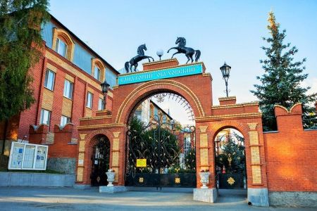 Территория санатория