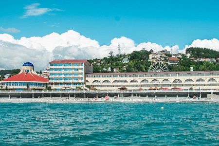 вид на копус Г и зал питания