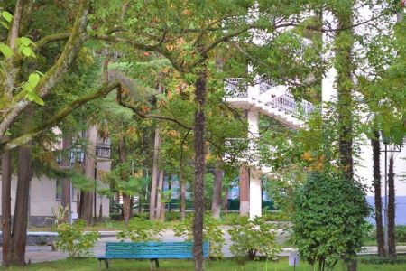 Территория пансионата