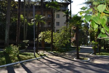 Территория пансионата