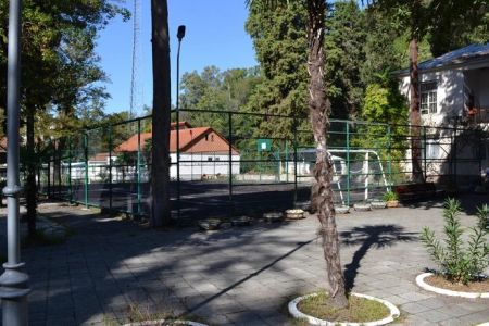 Территория пансионата