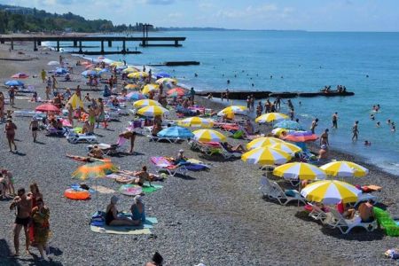 Территория пансионата