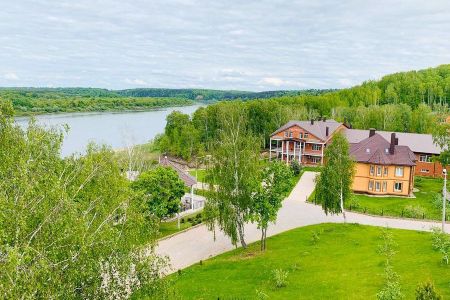 Общий вид на корпус санатория