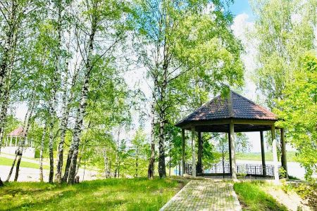 Общий вид на корпус санатория