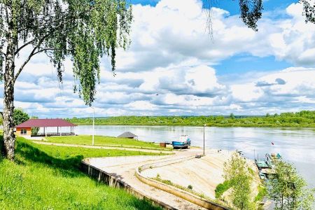 Общий вид на корпус санатория