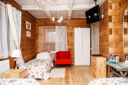 Дом Кедровый с купелью 1-комнатный