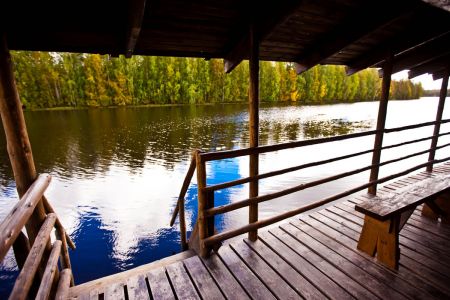 Коттедж 6-местный 3-комнатный «Изба Солнечная»