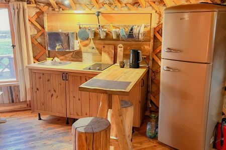 Домик 2-местный с баней