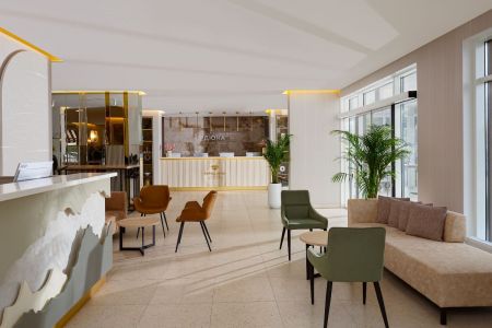 Зона ресепшн в корпусе