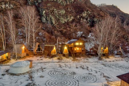 Усадьба Сокол. Зима