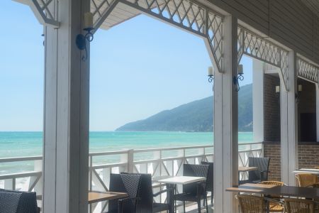 Вид на корпус дома отдыха