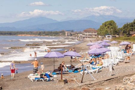 Оборудованный пляж