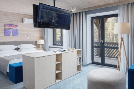 Люкс 4-местный 1-комнатный (корпус №1-4)