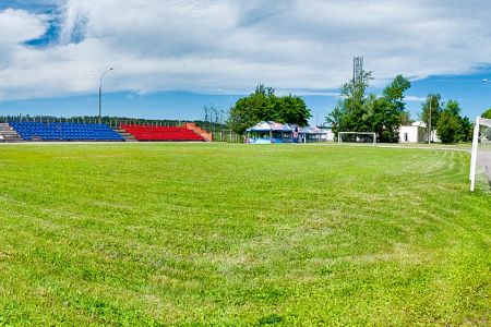 Территория зимой