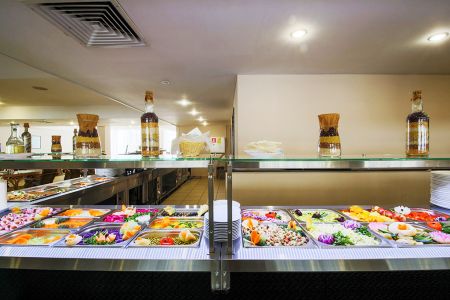 Территория зимой