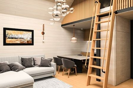 Глэмпинг 2-местный 1-комнатный Малый