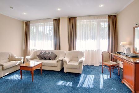 Делюкс 2-местный 1-комнатный (корпус №2 Лесной с балконом)