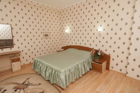 Общий вид на здание гостиницы с ул. Горького