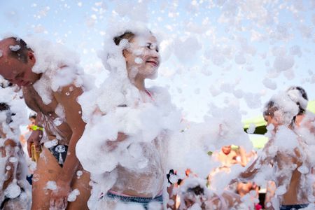 Надувной аквапарк