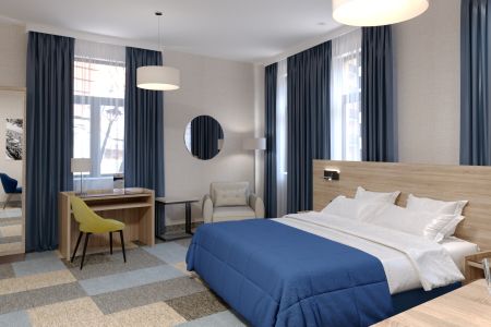 Апартаменты Студио 2-местный (корпус 1), спальня