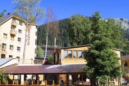 Панорама из летнего кафе