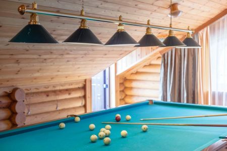 Финская сауна с бассейном