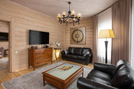 Шале 4-местный 2-комнатный (с купелью)