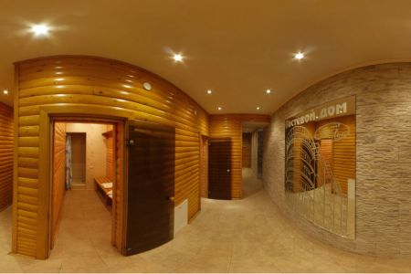 Фасад и бассейн