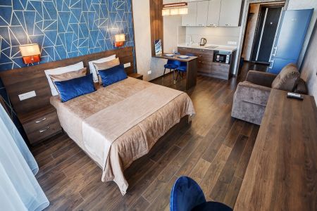 Апартаменты Студио 2-местный 1-комнтаный (вид на море АкваDeluxe)