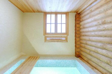 Бассейн в сауне