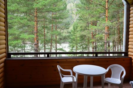 Сауна с бассейном