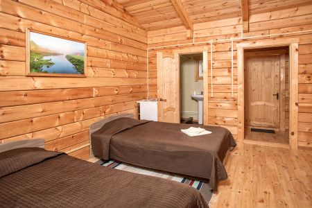 Зима. Русская баня