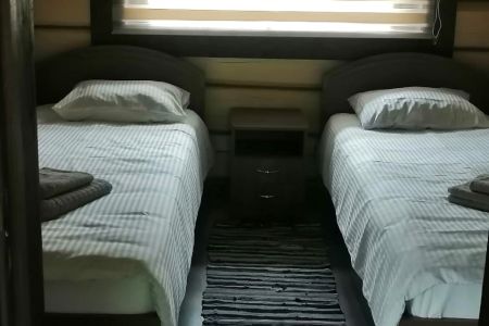 Зима. Русская баня