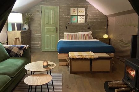 Студия 2-местный 2-комнатный с камином