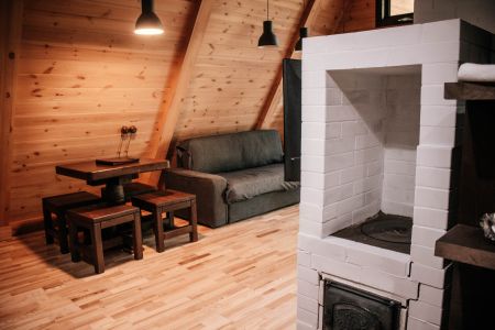 Студия 2-местный 2-комнатный с камином