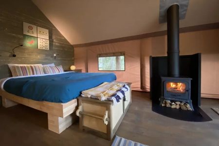 Студия 2-местный 2-комнатный с камином