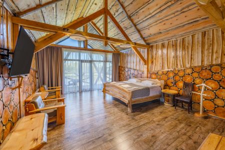 Коттедж Делюкс 12-местный (Карельская изба)