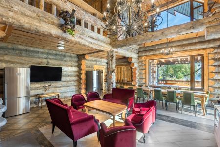 Коттедж Делюкс 12-местный (Карельская изба)