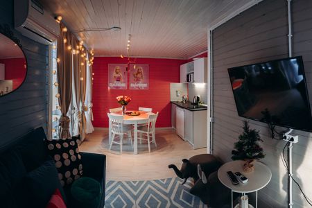 Дом 4-местный «Барби» с кухней