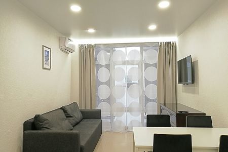 Апартаменты Студио 4-местный (Цокольный этаж)