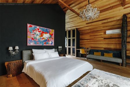 Коттедж 4-местный (с 2 спальнями)